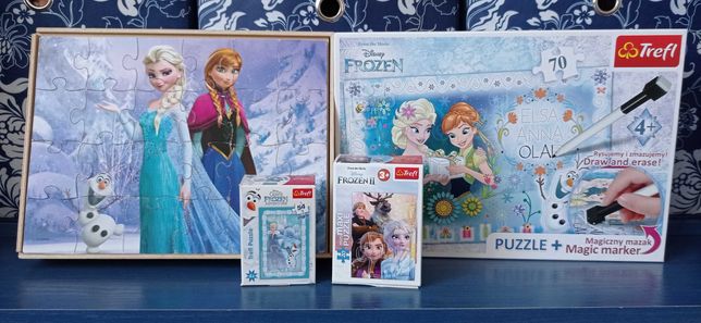 Zestaw Puzzli Puzzle Frozen Elsa Królowa Lodu