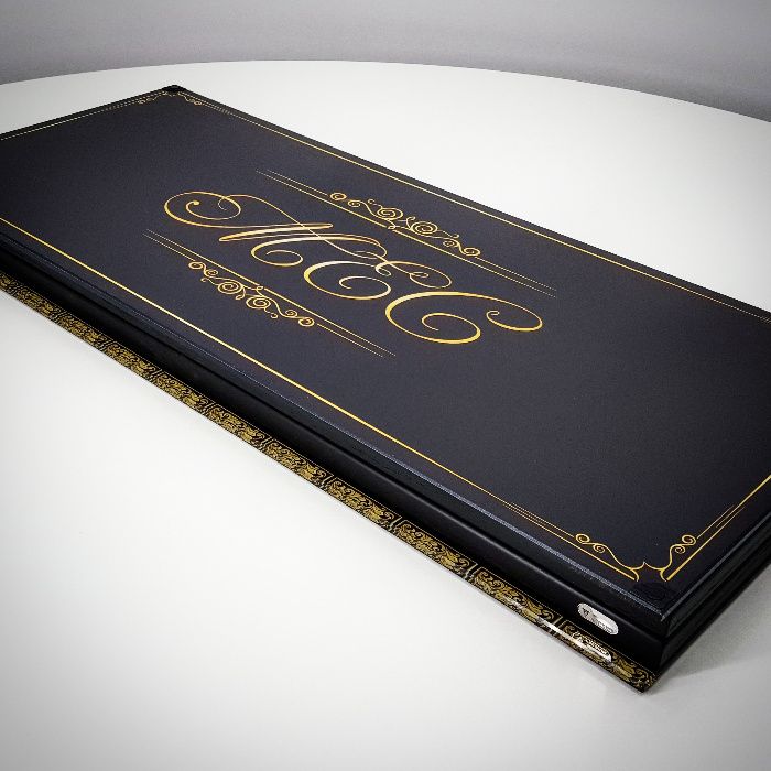 Нарды именные в хай-тек стиле. Дизайн под заказ. Бренд Art-limit.