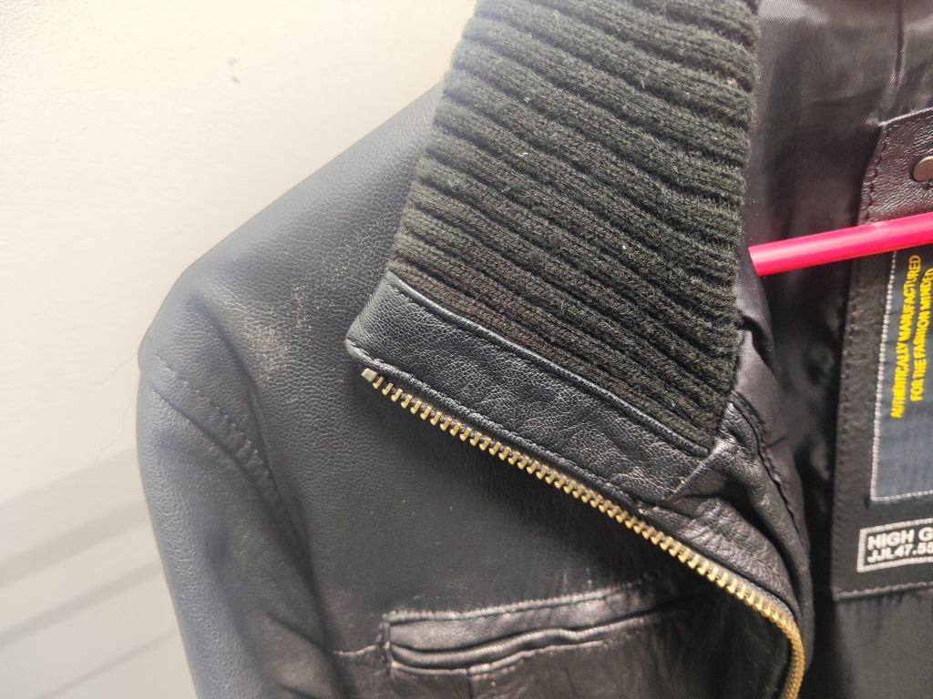 Шкіряна куртка Jack&Jones