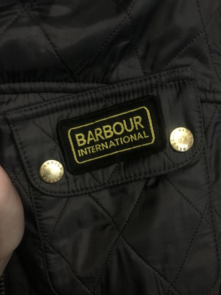 Barbour International куртка стеганка