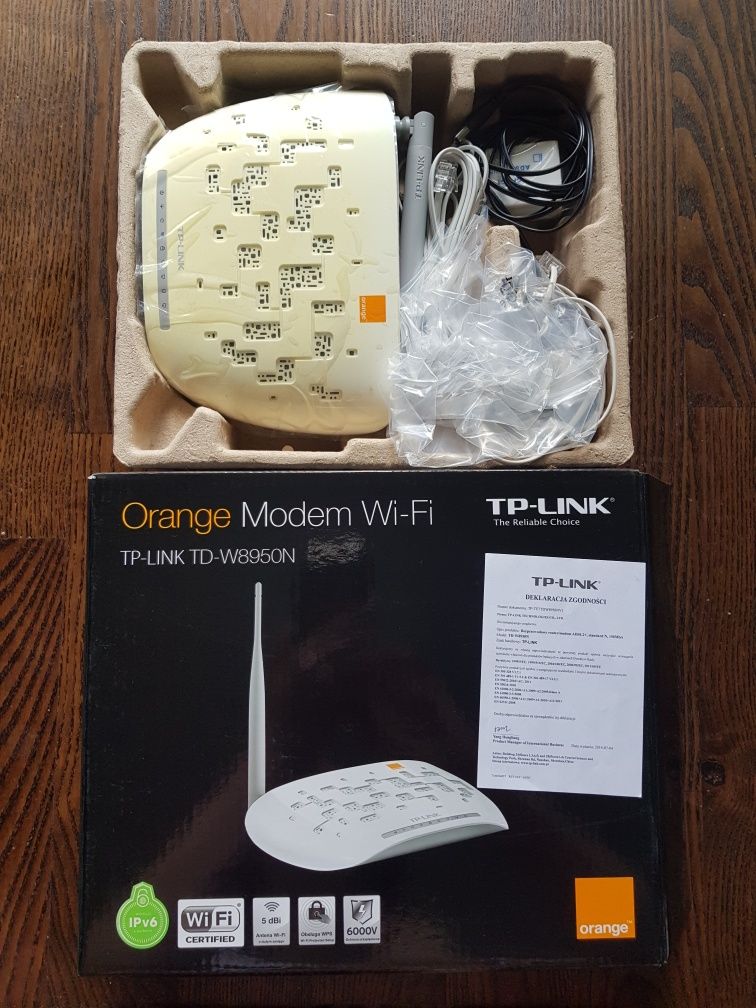 Orange Modem Wi-Fi TP-Link TD-W8950N