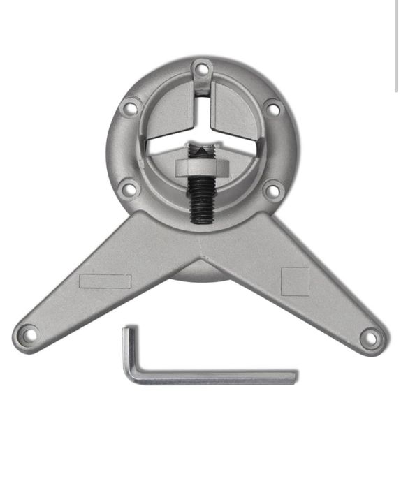 4 pés de mesa, altura ajustável, níquel escovado 870 mm