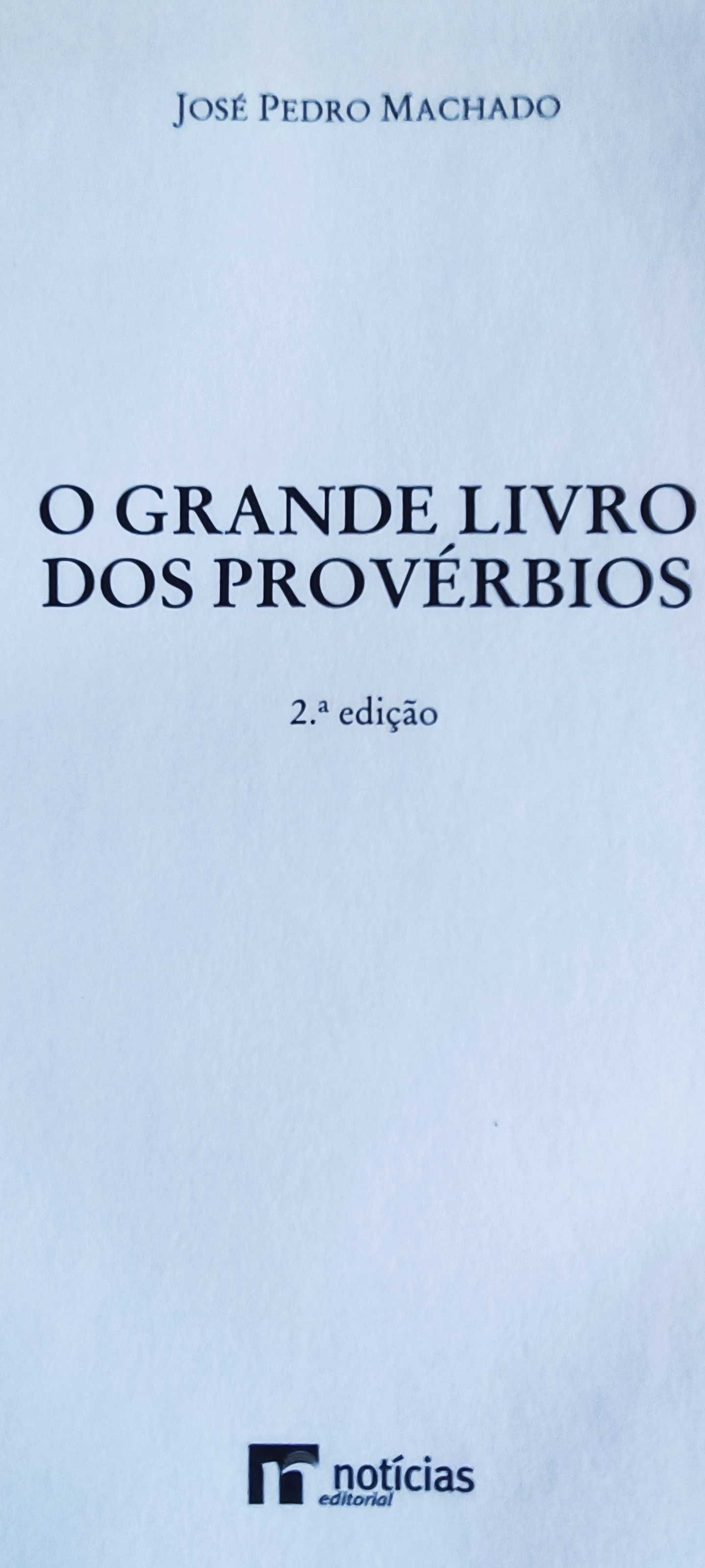 Livro. "O grande livro dos provérbios"