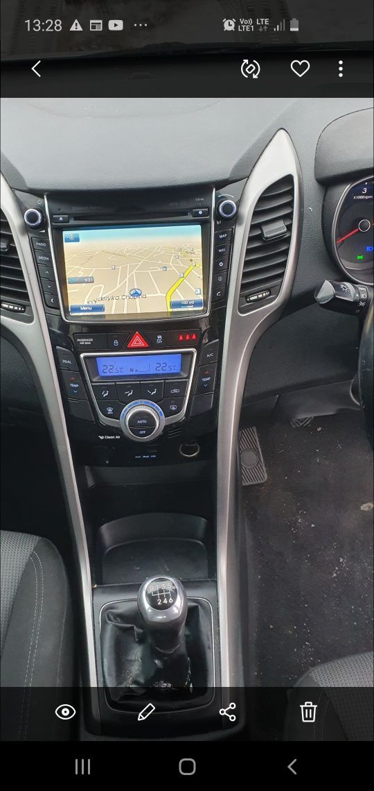 Hyundai i30 II Radio Nawigacja 96.560-A60.00 Bluetooth Ładne 100% OK