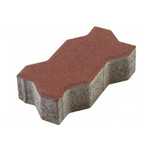 Pavimento encaixe união 22.2x11x5 cm vermelho