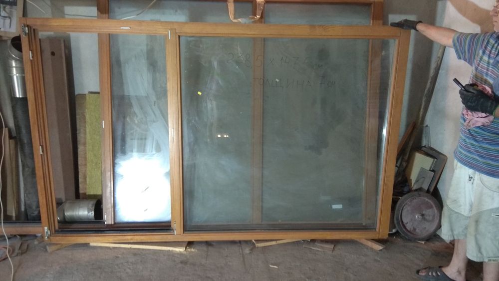 Окна из дерева сосна