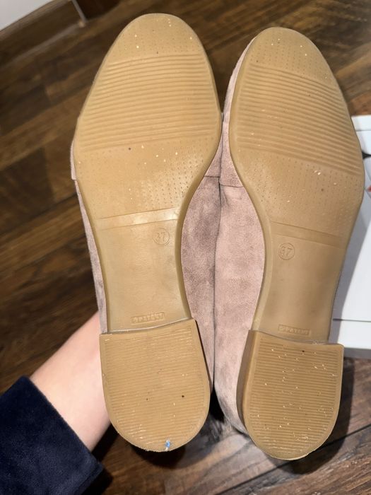 Балетки жіночі, туфлі замшеві