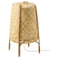 Lampa Ikea KNIXHULT podłogowa bambus rattan BOHO