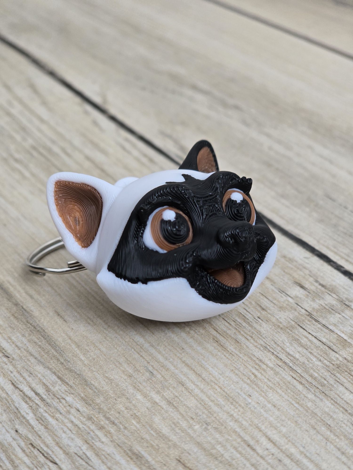 Śłodki Kociak Brelok i Magnes 2w1 3D - Brelok Druk3d fidget Keychain