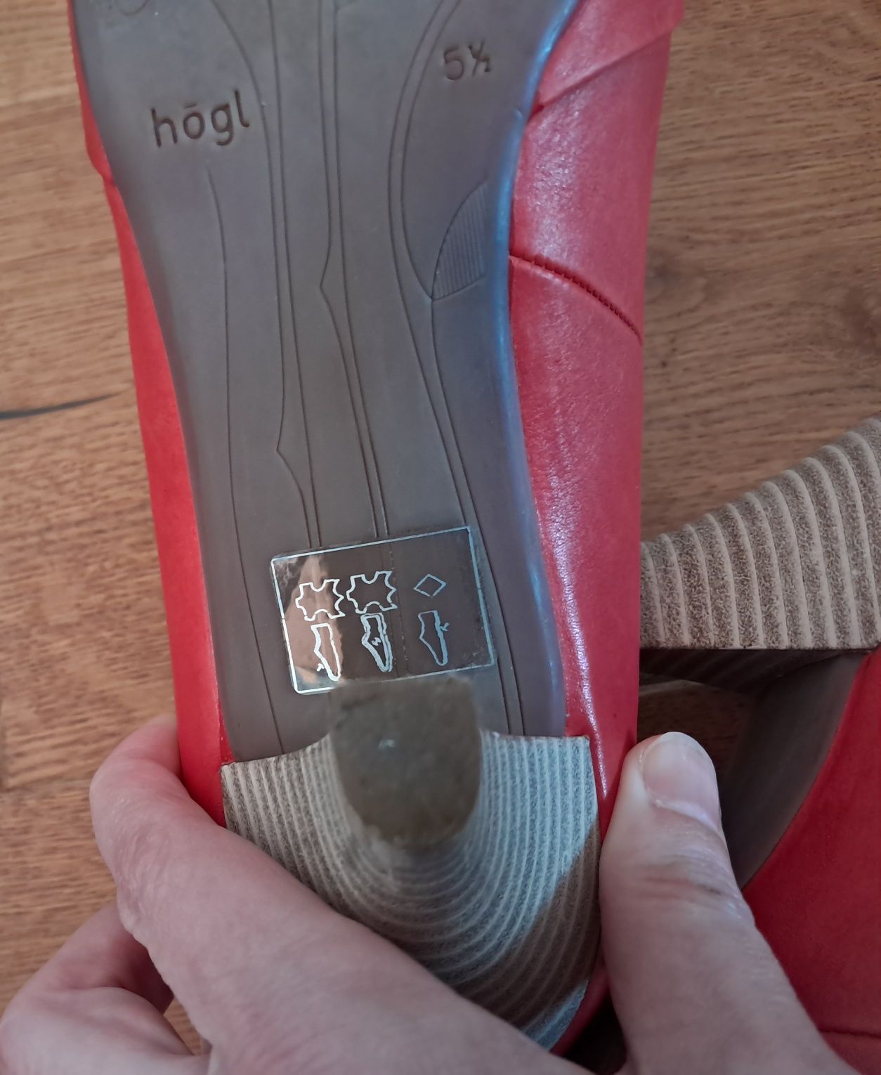 Czółenka open toe 38,5