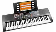 Rockjam RJ640 Keyboard, Czarny/Biały, 61 Klawiszy