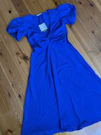 Синя сукня міді, сарафан