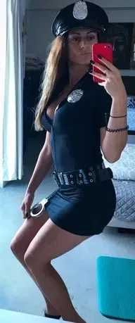 Strój policjantki sexy sexi erotyczny komplet przebranie L M