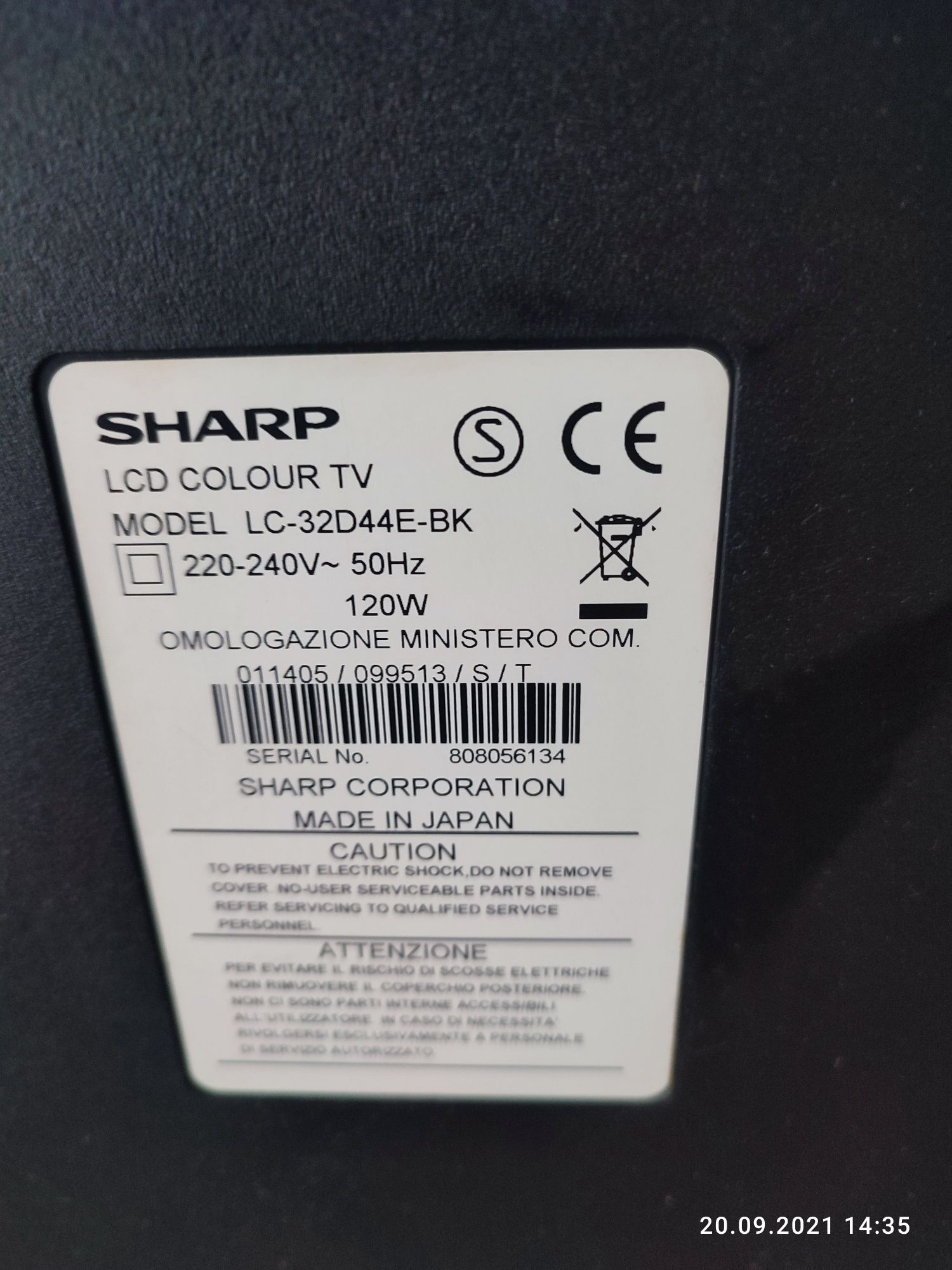 Telewizor 32'' Sharp