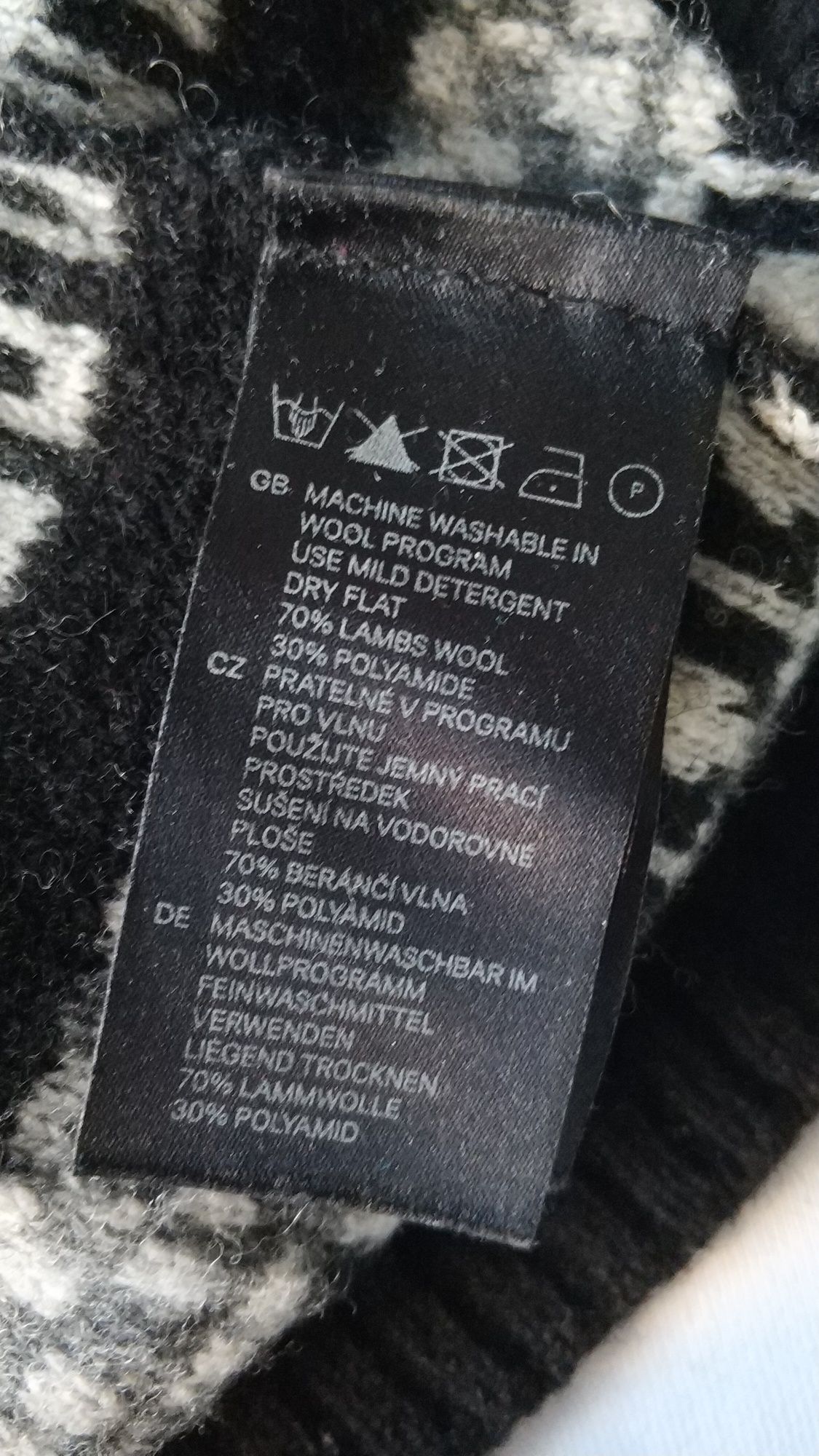 Sweter wełna owcza H&M rozm L stan idealny