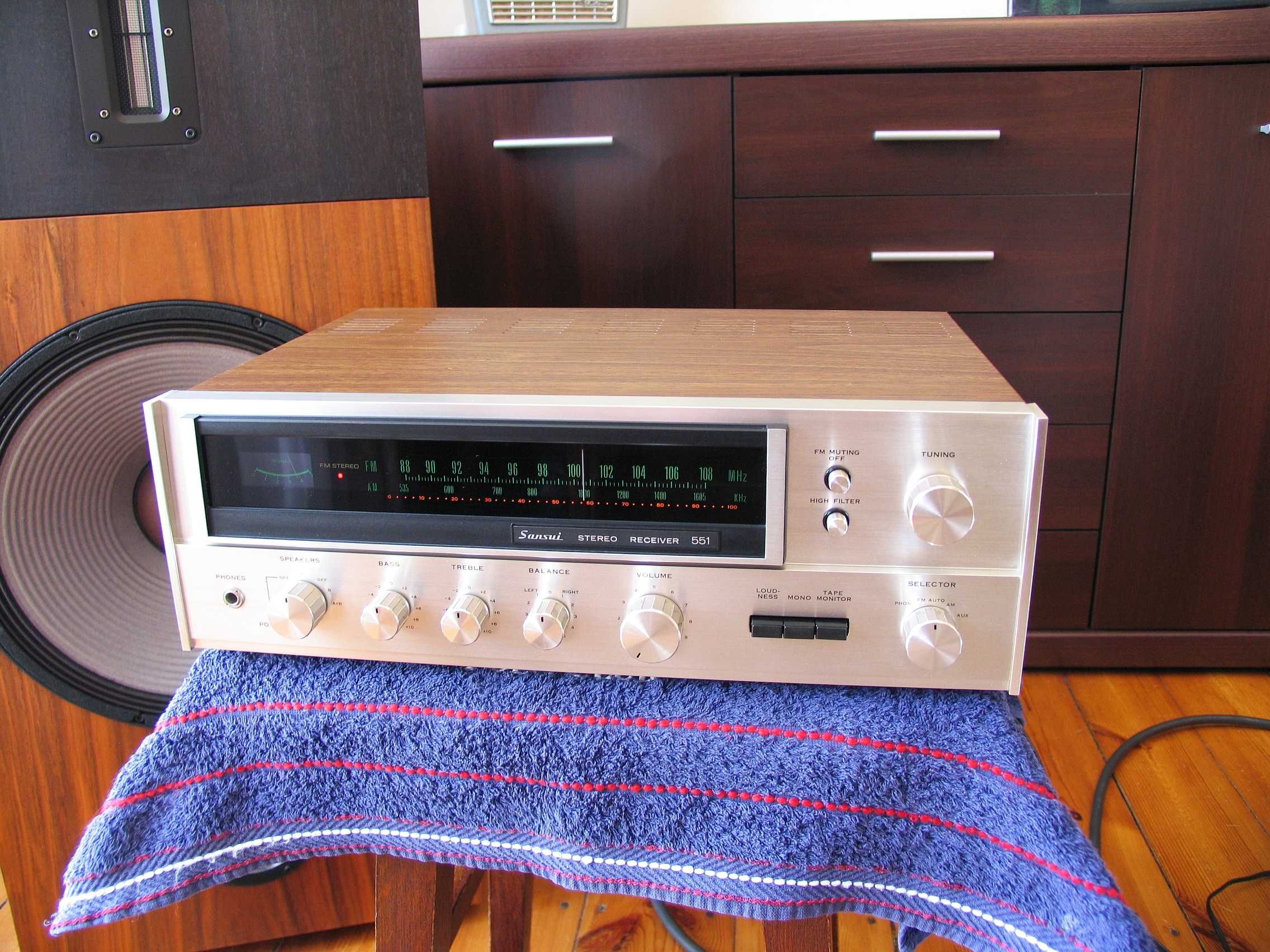 Sansui 551 / STEREO RECEIVER 70's - Super Stan '' Vintage ''