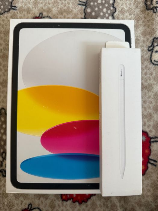 iPad 11 silver 2025року + Apple Pencil