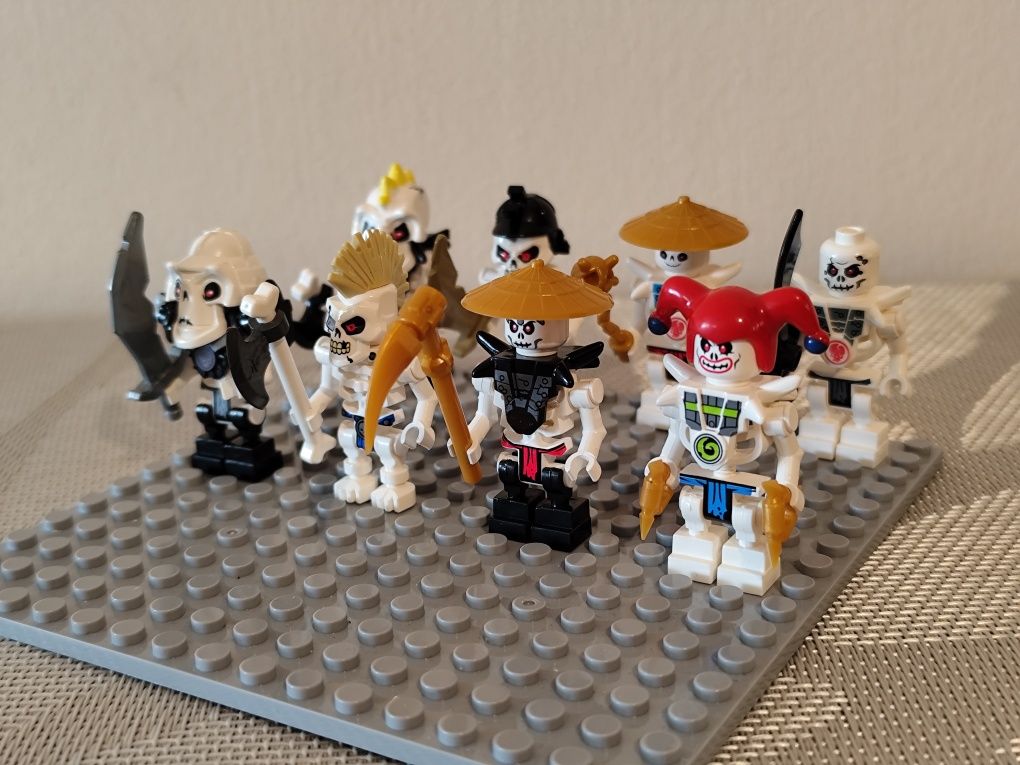 Cena za całość! Ludziki minifigurki szkielety nie lego ninjago