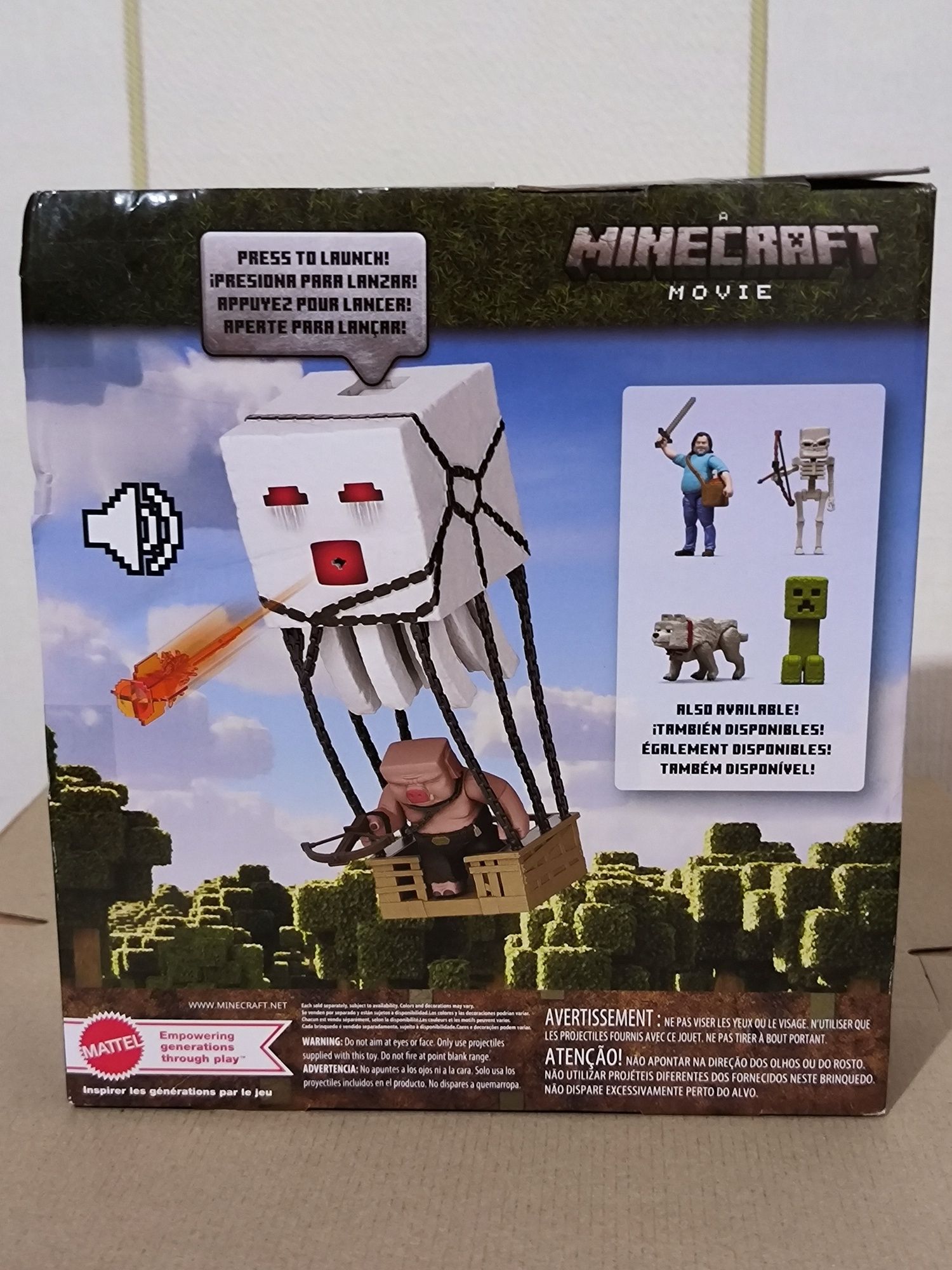Minecraft Ghast Ігровий набір Майнкрафт повітряна куля з Гаста  Піглін