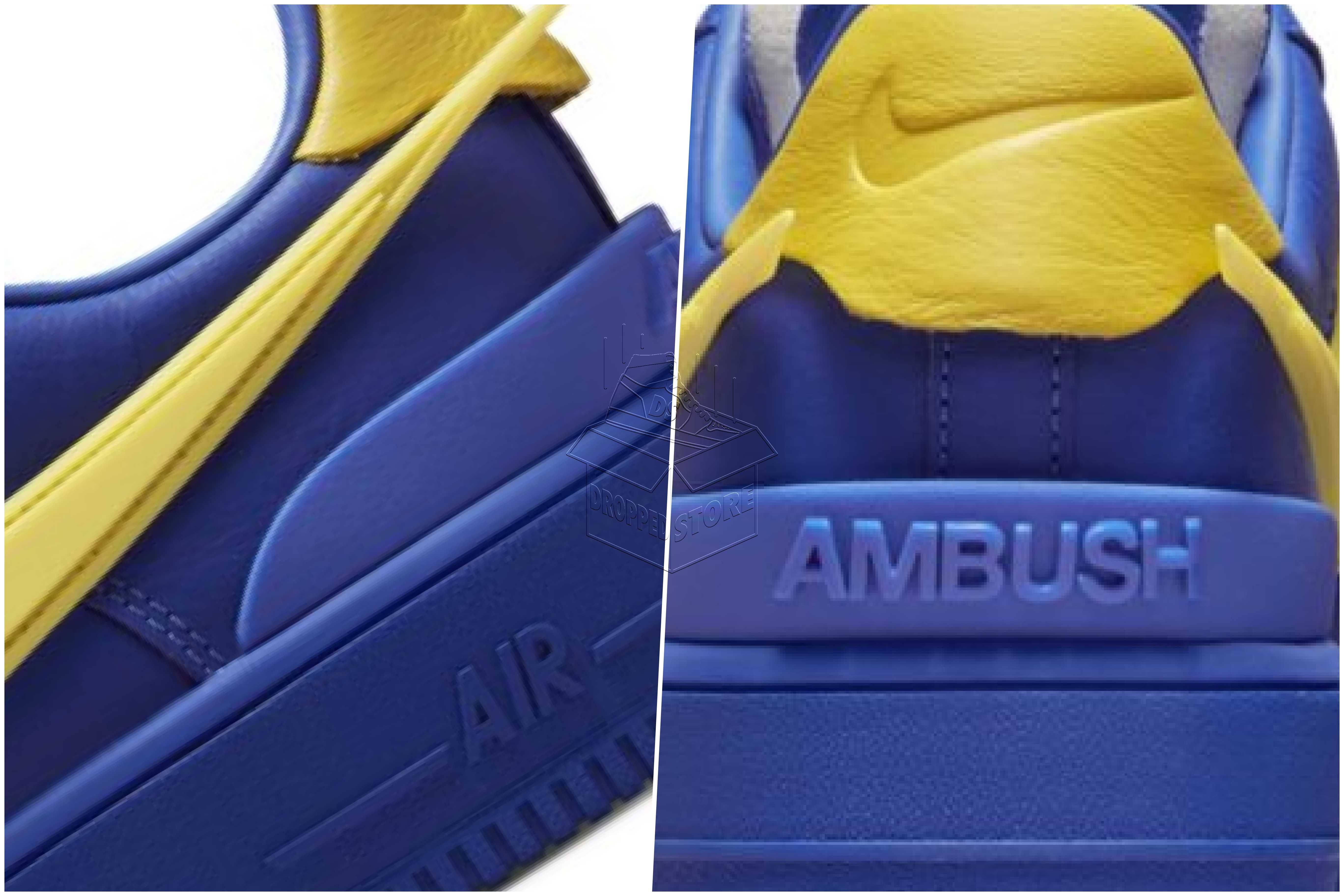 Nike AIR FORCE 1 Ambush Game Royal & Vivid Sulfur / DV3464–400