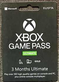 Xbox Game Pass Ultimate 3 miesiące 90 dni kod klucz X360 One Series S