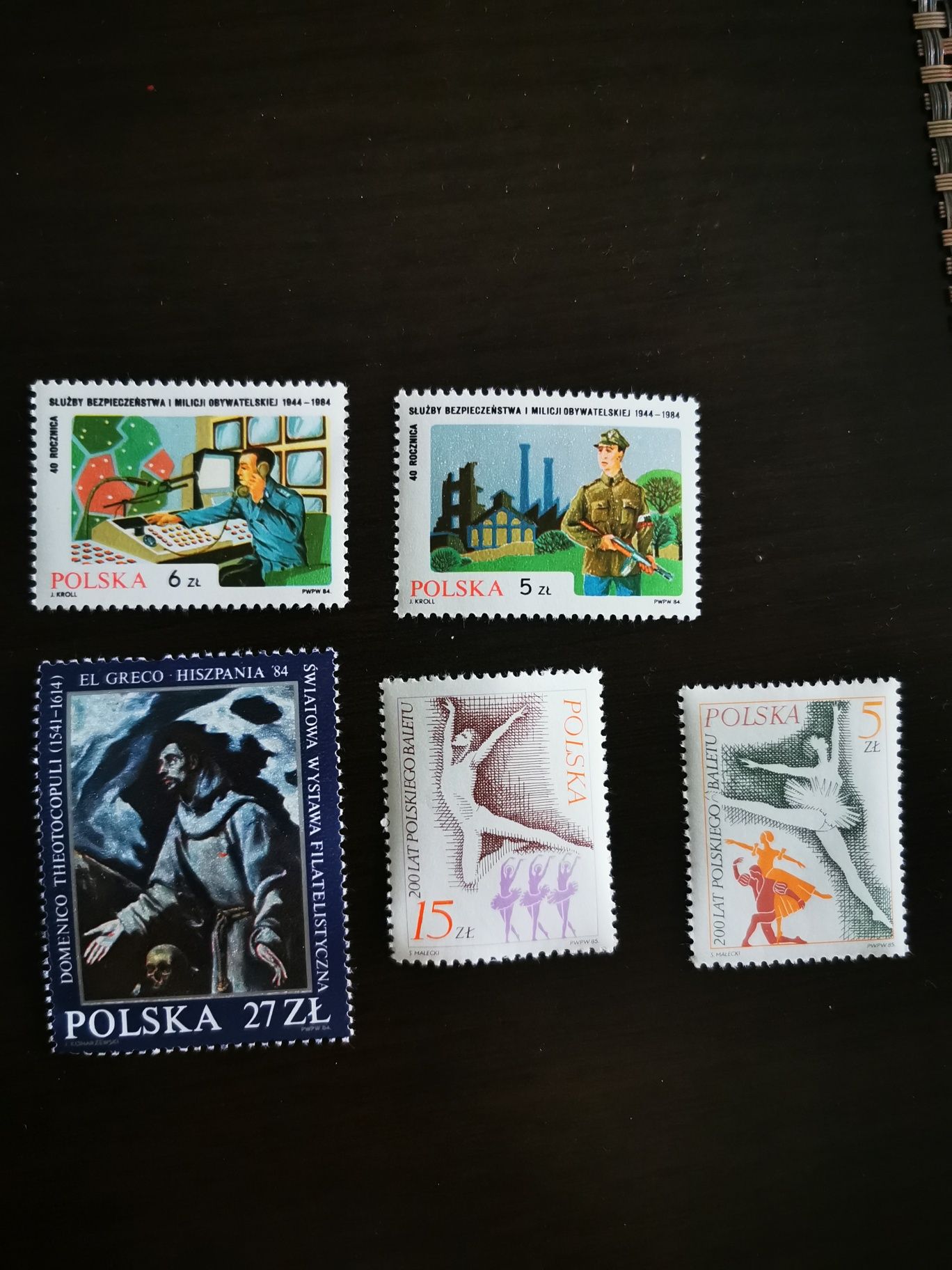 Znaczki pocztowe 1982r. Polska