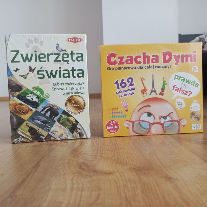 Gra Czacha dymi i Zwierzęta Świata. Nowe