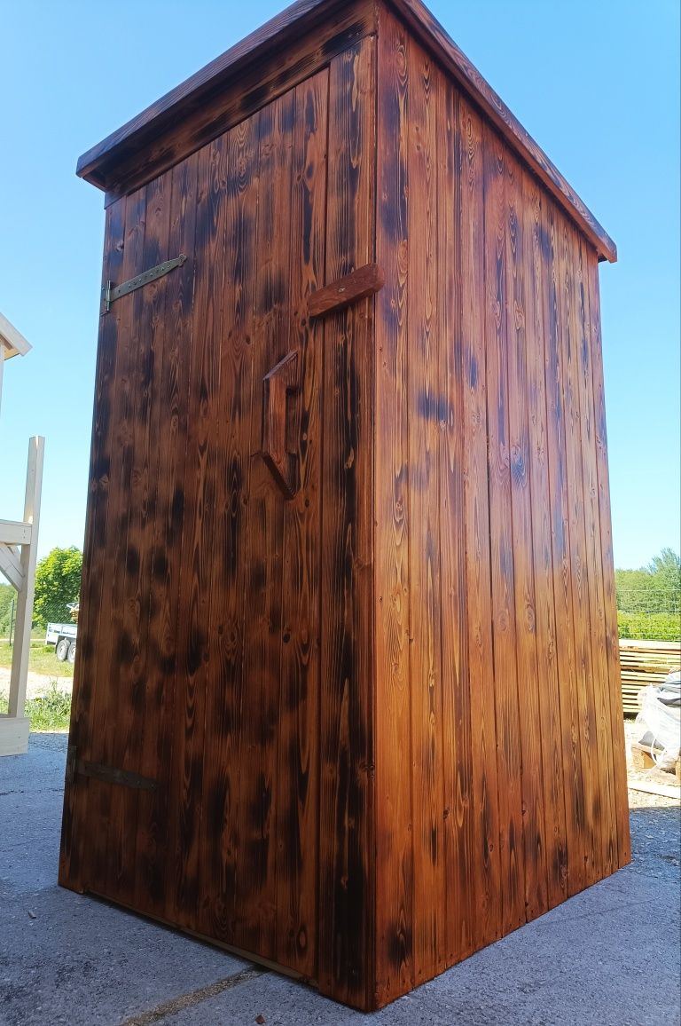 WC drewniane, toaleta drewniana przenośna, wychodek, kibel sławojka