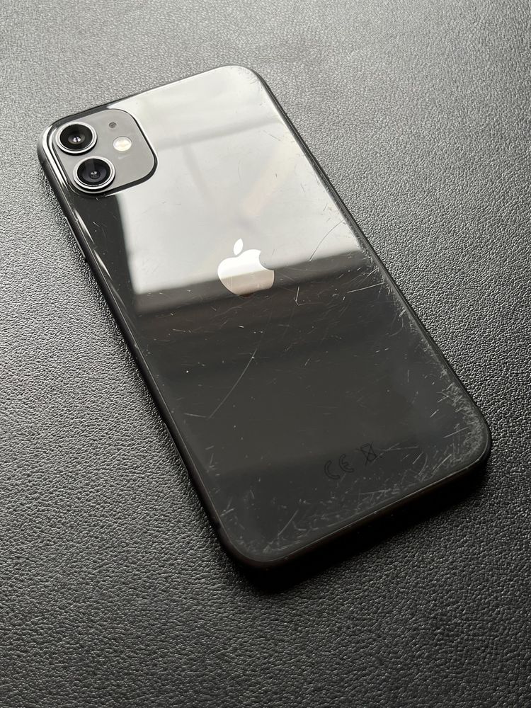 iPhone 11, Black, 128gb (Neverlock) Айфон 11 акб 100%