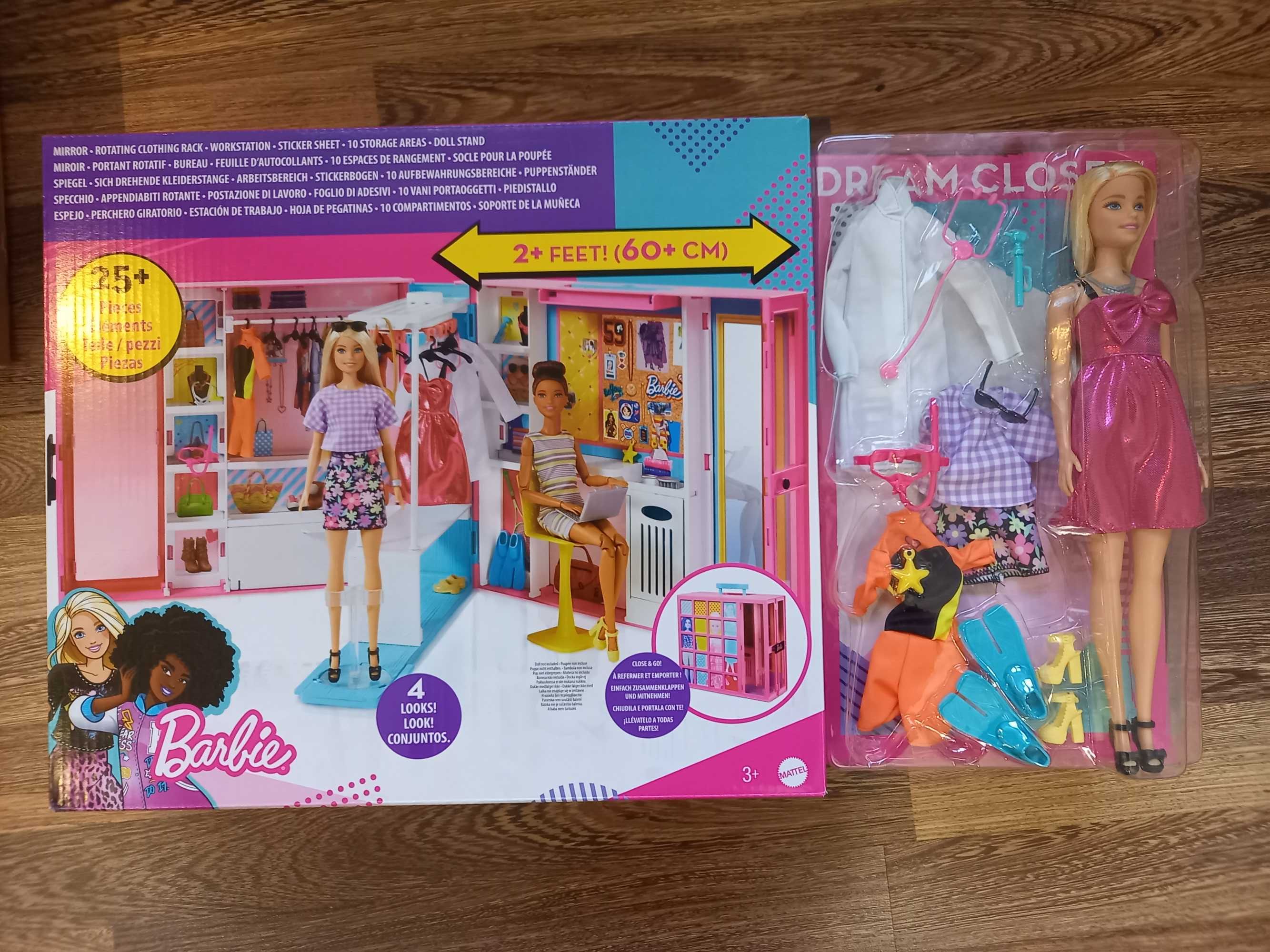 Lalka Barbie wymarzona szafa na ubrania dużo elementów SUPER PREZENT!