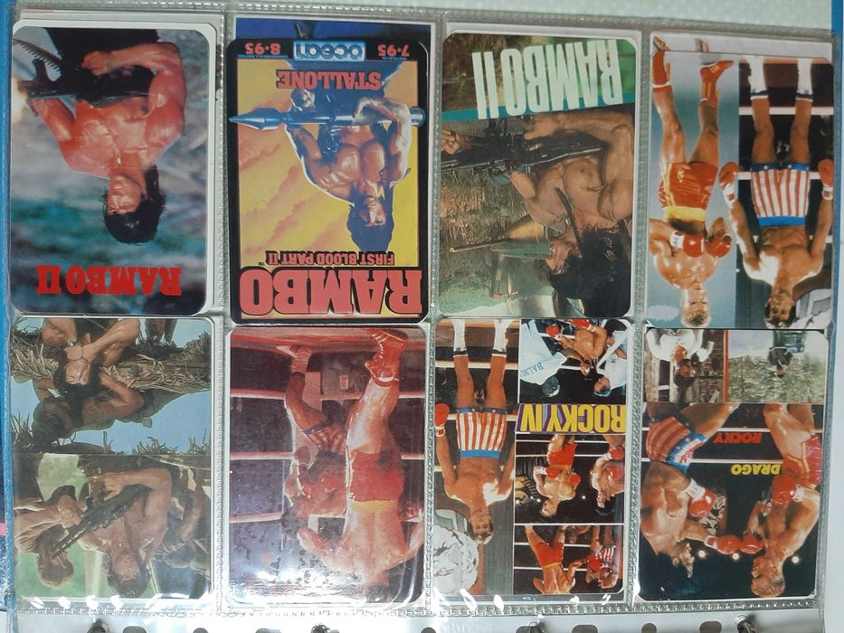 Coleção calendarios bolso Stalone/Rocky -anos 80
