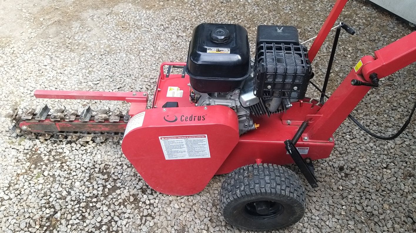 Koparka łańcuchowa Cedrus KP01, 60cm głębokość, silnik Loncin 15KM