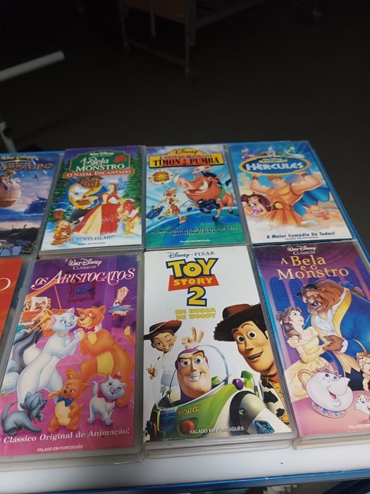 Lote de Clássicos Walt Disney Vhs