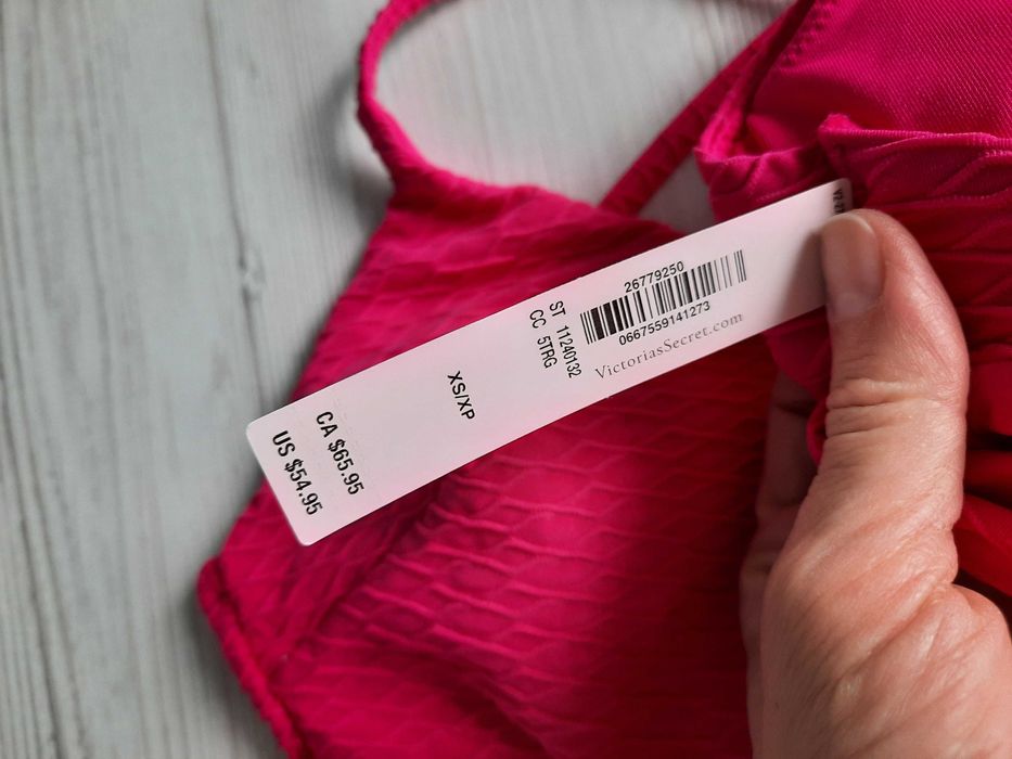 Розовый сдельный цельный купальник монокини Victoria's secret XS