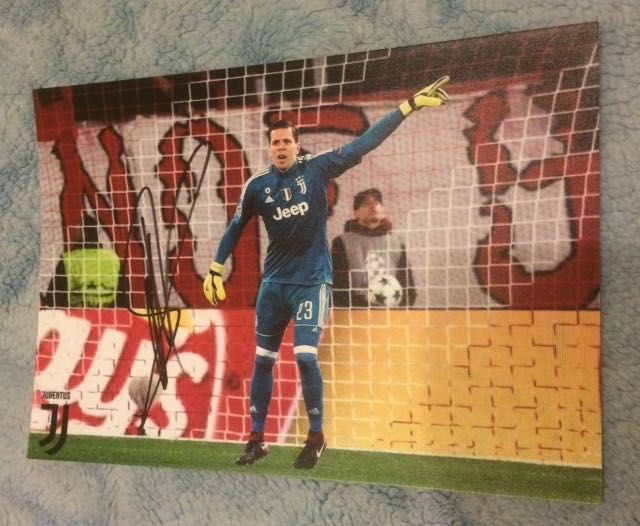 Wojciech Szczęsny oryginalny autograf