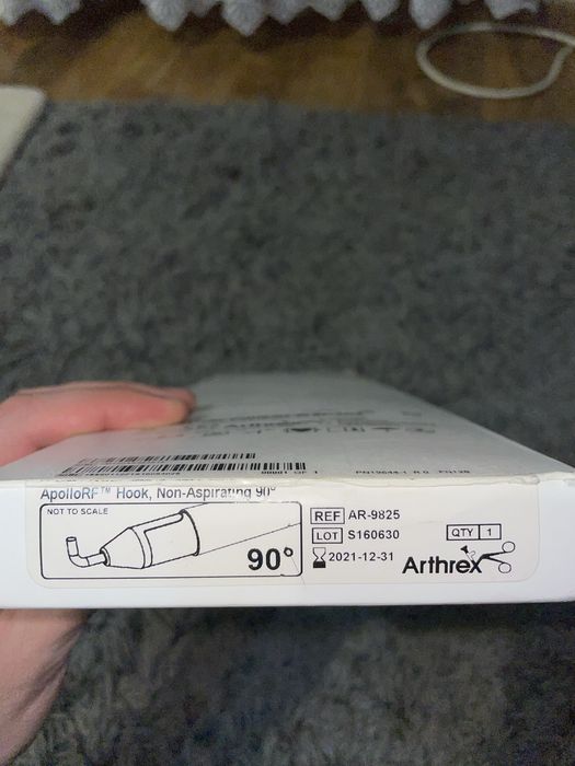 Аблятор (Гачок) артроскопічний ARTHREX apollorf hook non aspirating 90