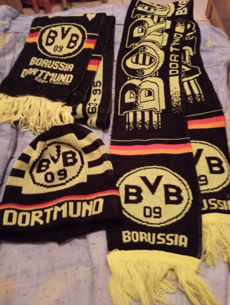 Szaliki i czapka BvB 09