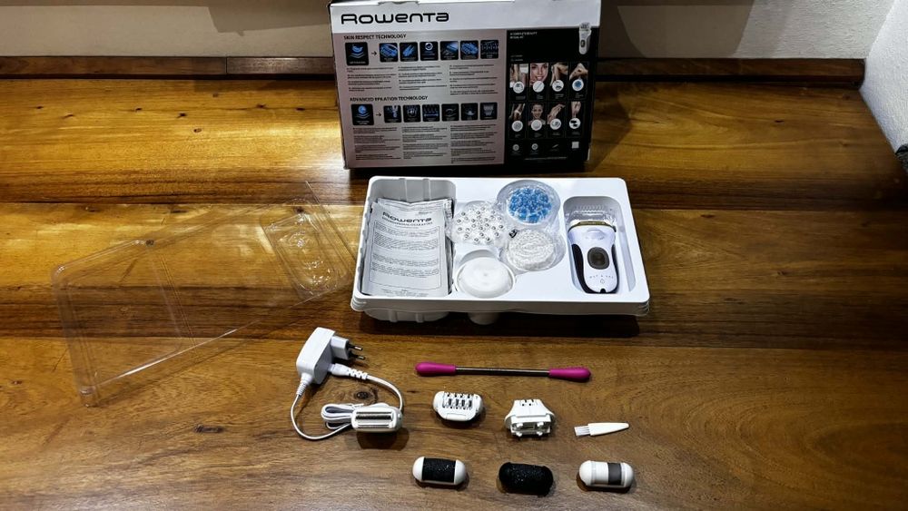 Máquina ROWENTA depilatória, massagens e de pedicure