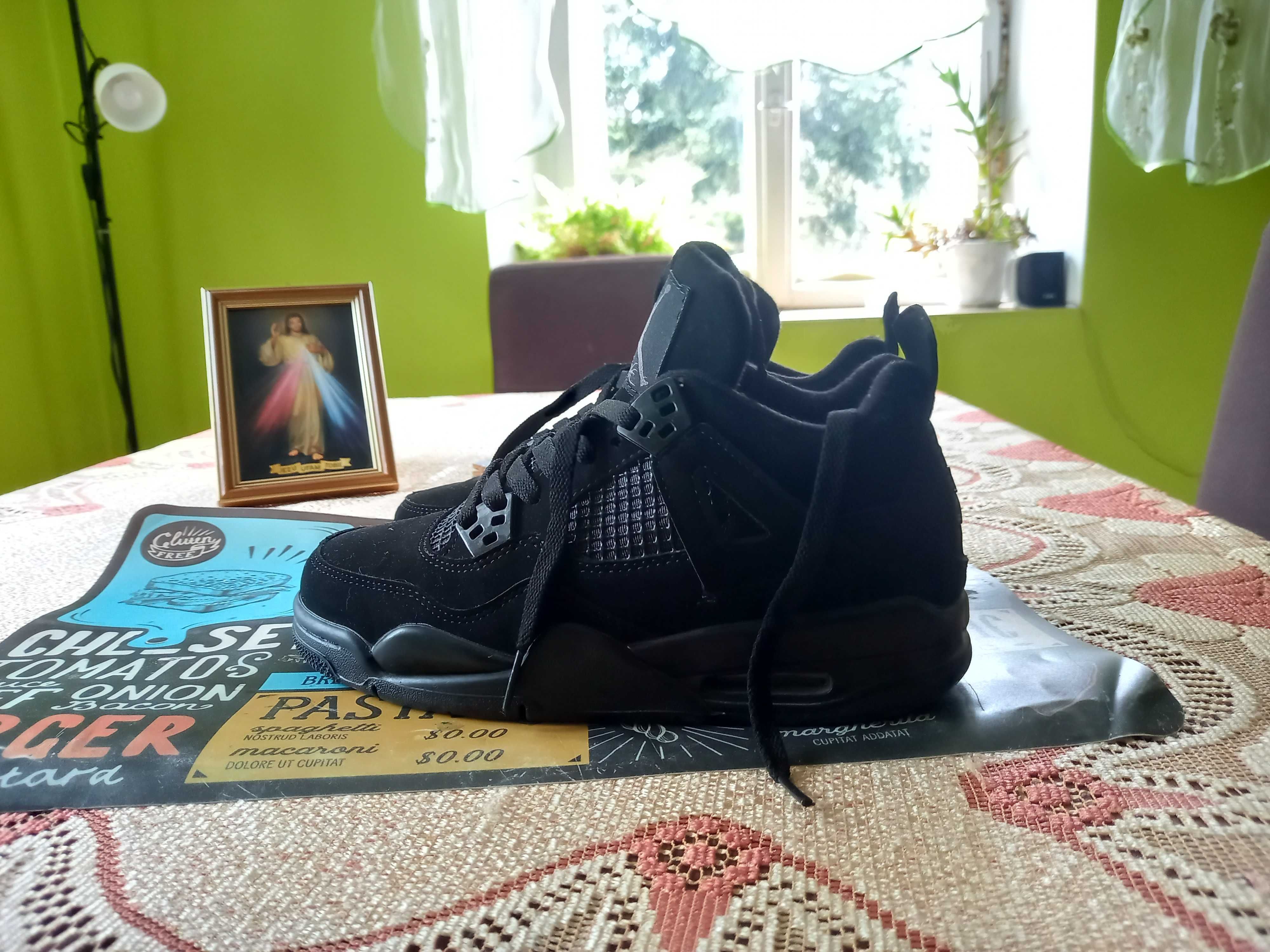 Buty jordan 4 black cat r.38