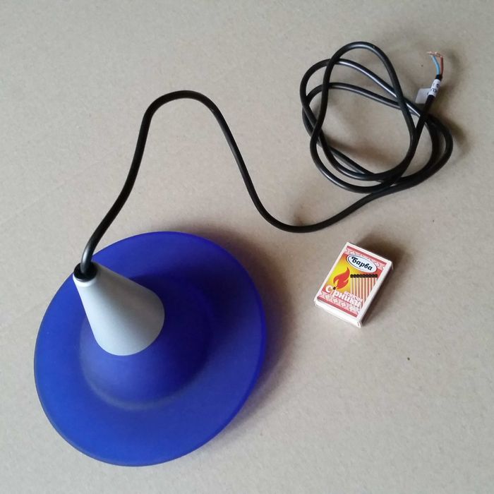 Светильник НЛО плафон синий