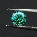 Diament Moissanit Zielony 5mm- 0,5CT VVS1-D ŚWIĄTECZNE PROMOCJE :)