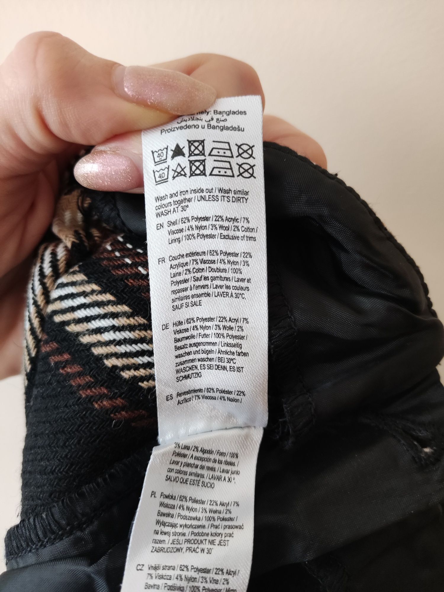Spódnica w kratę XL/XXL F&F
