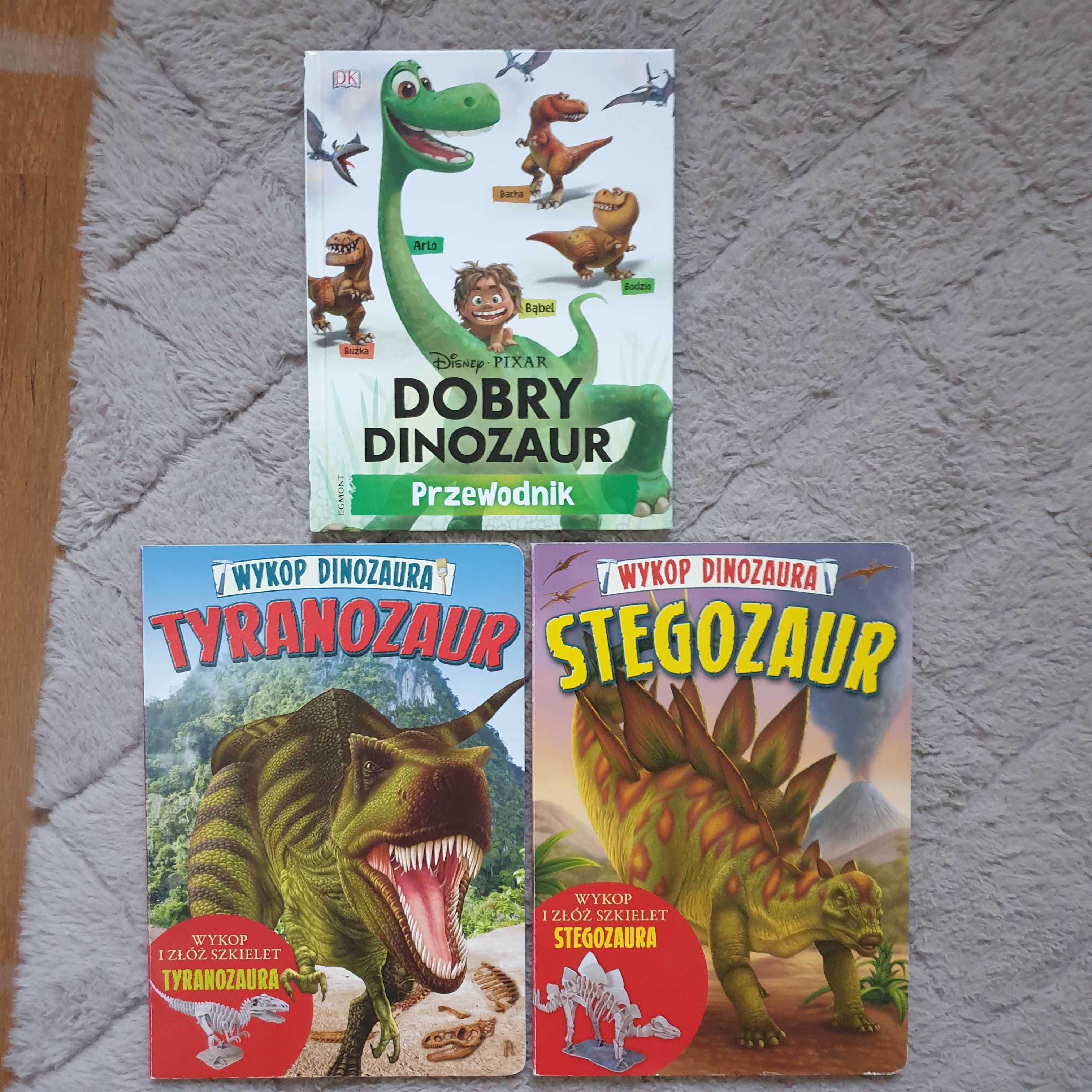 Dobry dinozaur + gratis Wykop dinozaura Stegozaur Tyranozaur