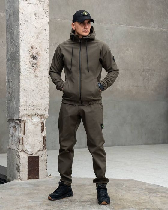 Зимова куртка Stone. Преміум якість. Чоловіча тепла куртка стон + патч