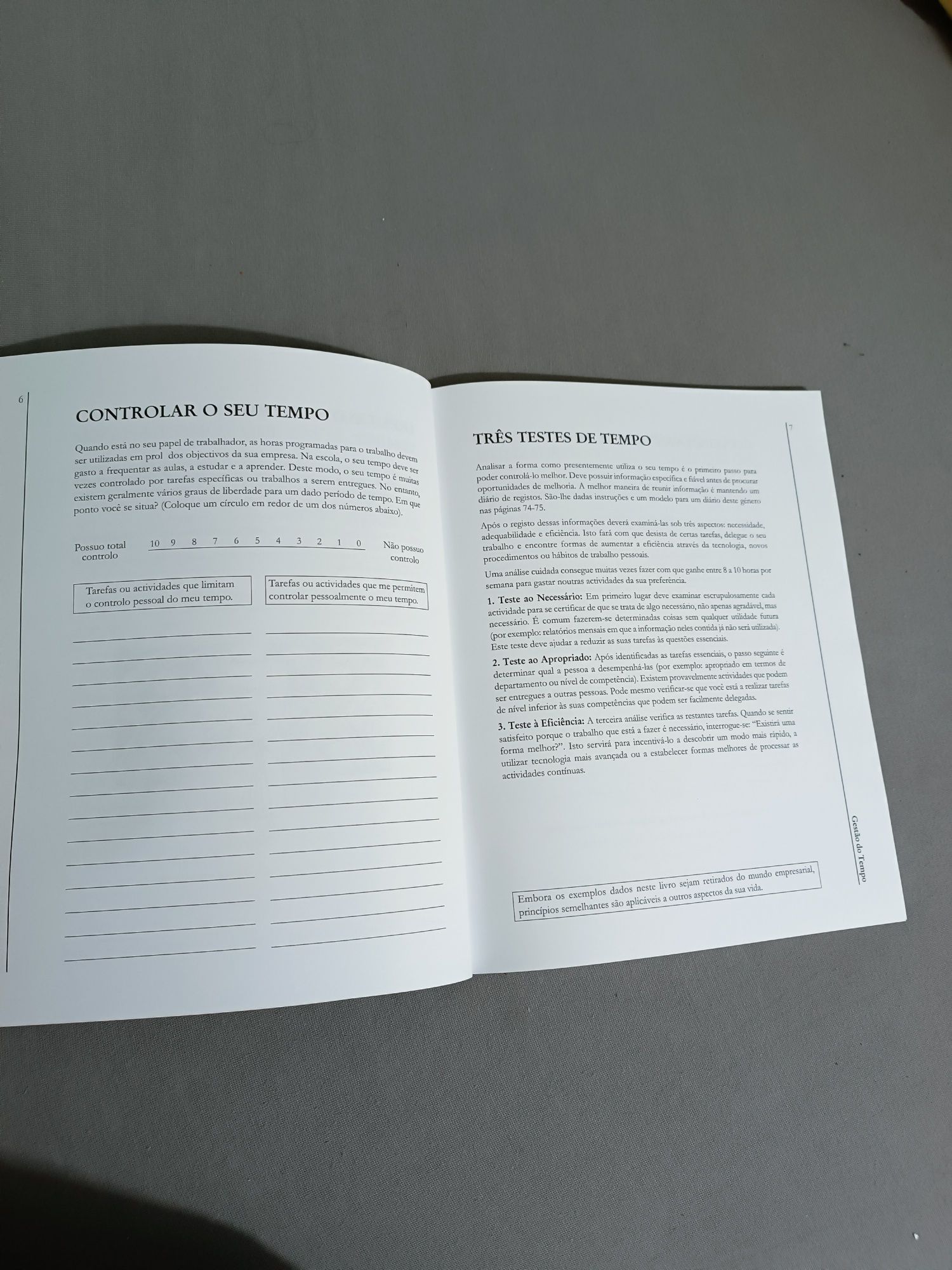 Livro Gestão do tempo