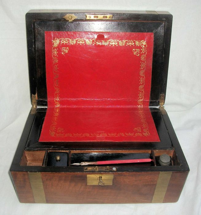 Caixa de escrita antiga século XIX