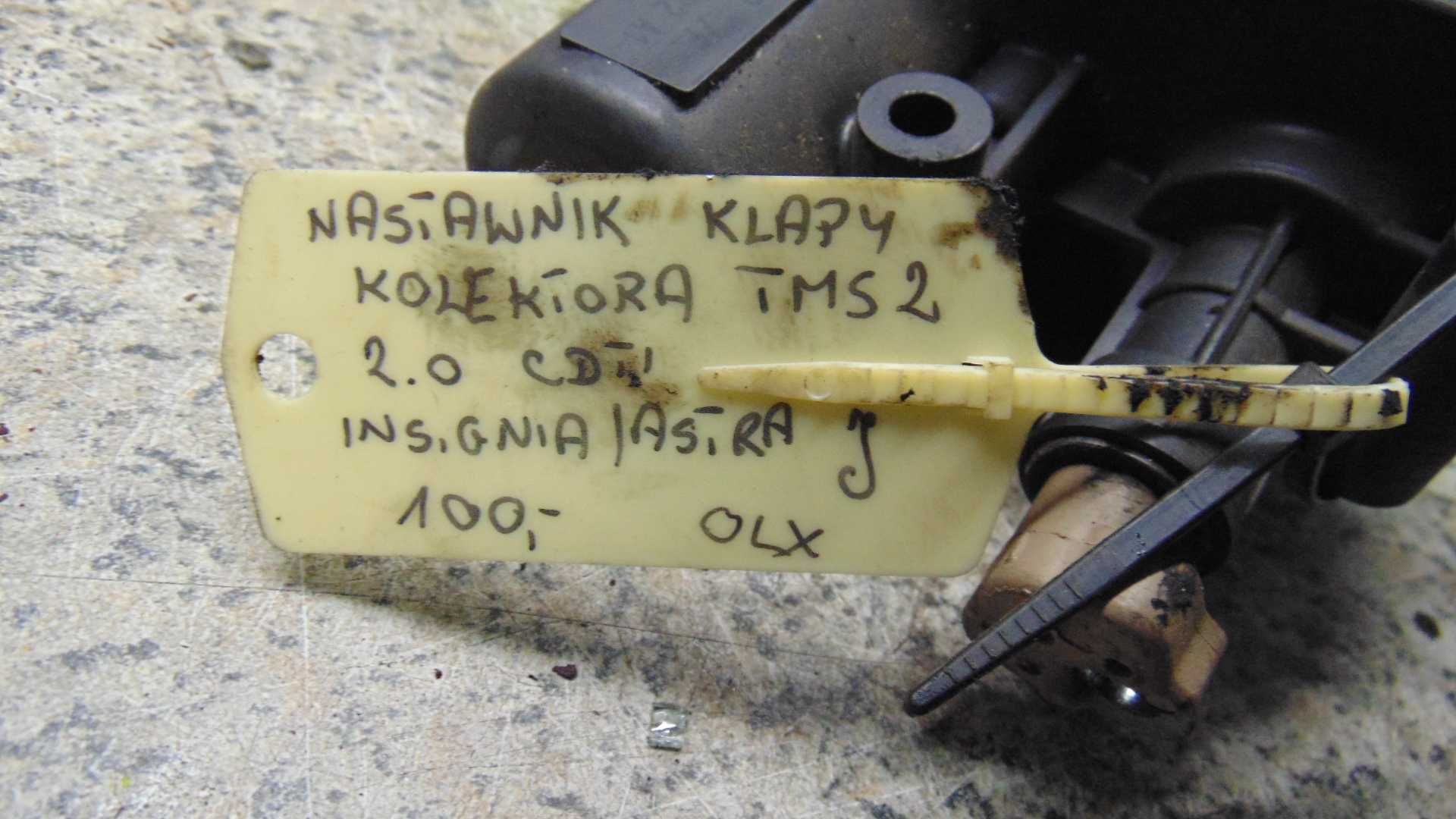 Lut55 Nastawnik klapy kolektora opel astra J insignia 2.0cdti