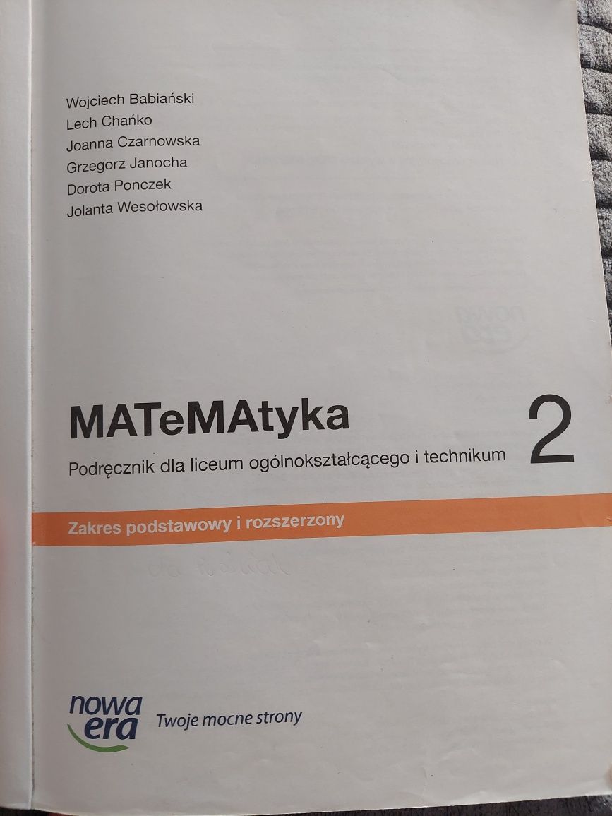 Podręcznik Matematyka 2