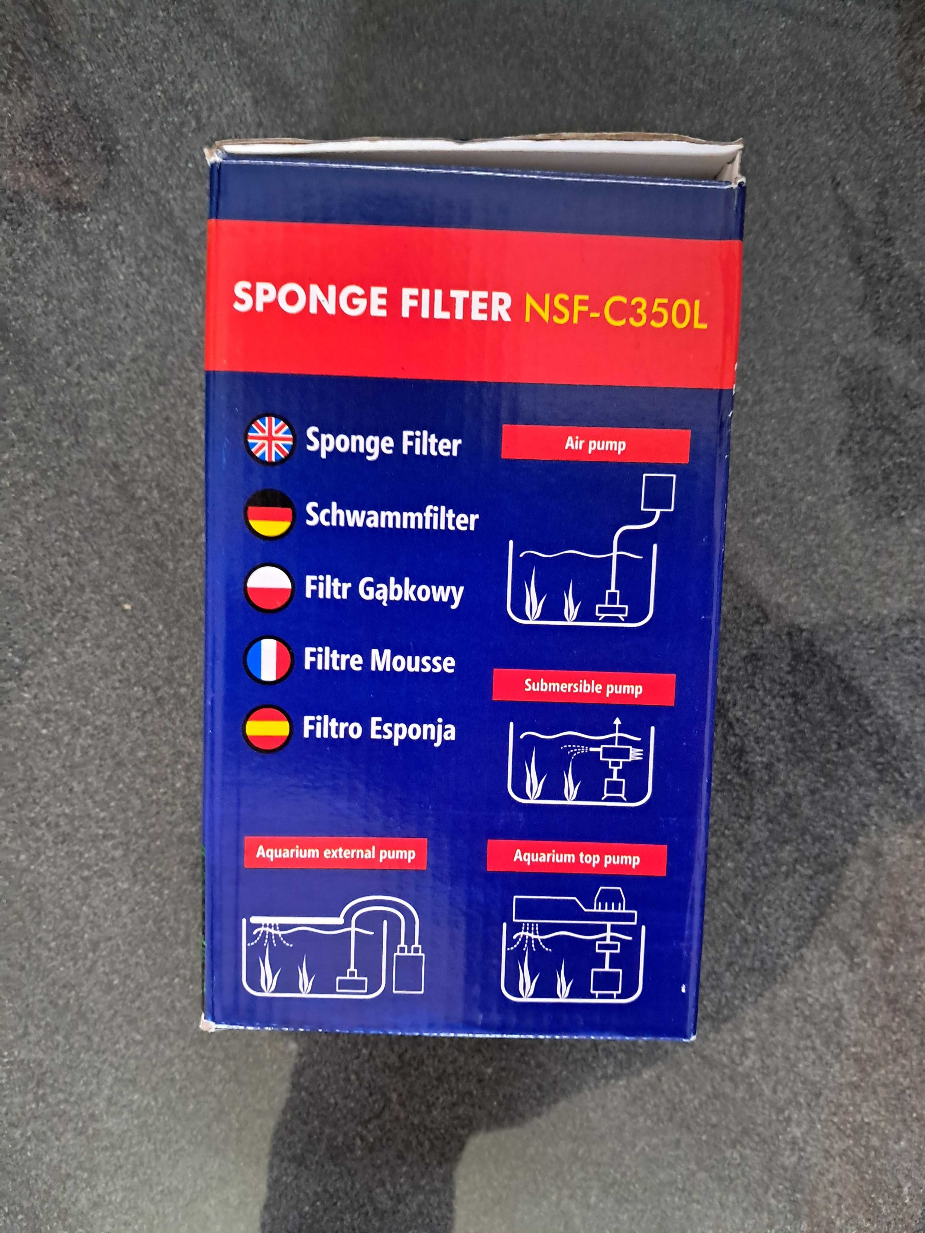 Filtr wewnętrzny gąbkowy Aqua Nova NSF-C350L