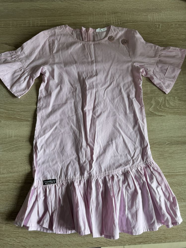 Elegancka sukienka dla dziewczynki coccodrillo 128